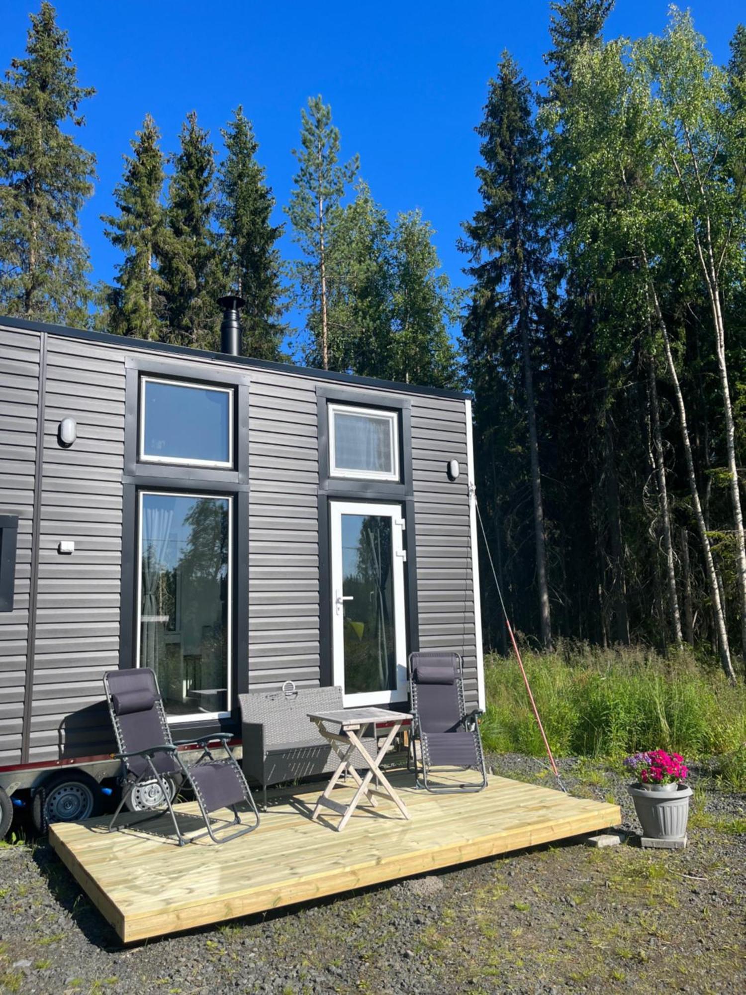 Villa Luxus Tiny House Saagala à Tornio Extérieur photo